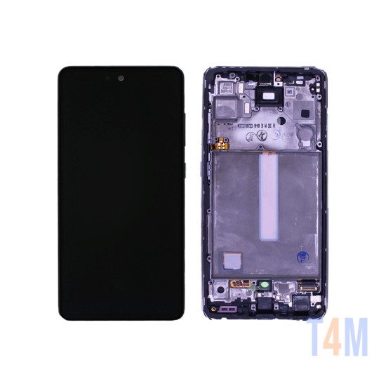 Touch+Display+Frame Samsung Galaxy A52S 5G 2021/A528 Service Pack Blanco